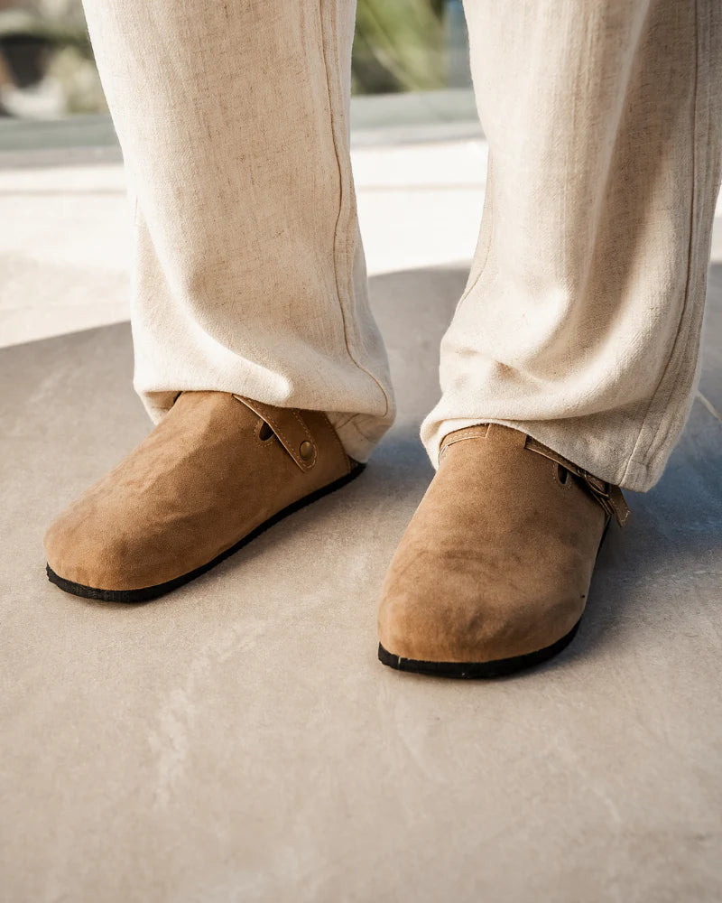 Premium Suede Loafers - Beige