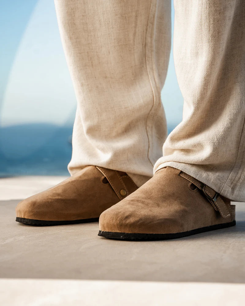 Premium Suede Loafers - Beige