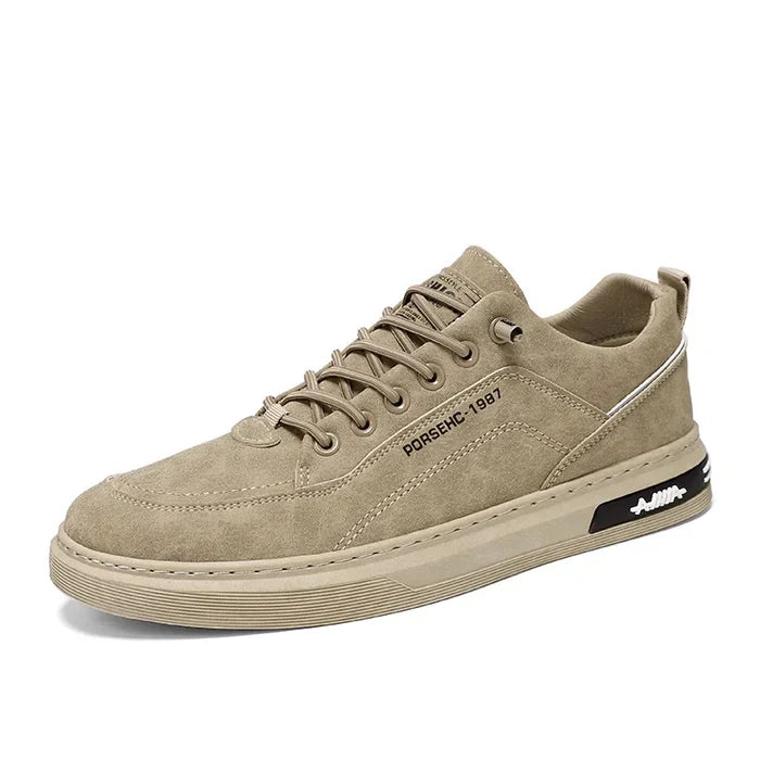 Suede Loafers - Beige